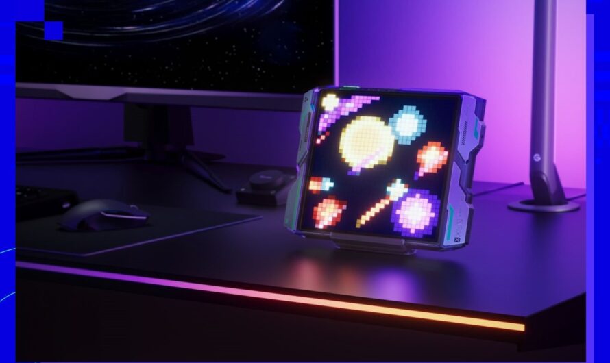 Add a Little Nostalgia to Your Desk With These Customizable Pixel Art Lights